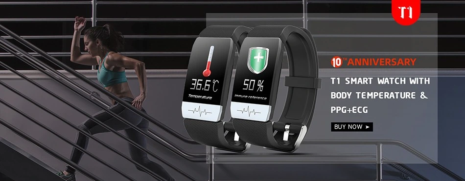 Smart Watch Kids Men Women Temperature Measure Heart Rate Blood Pressure Monitor Drinking Remind Watch