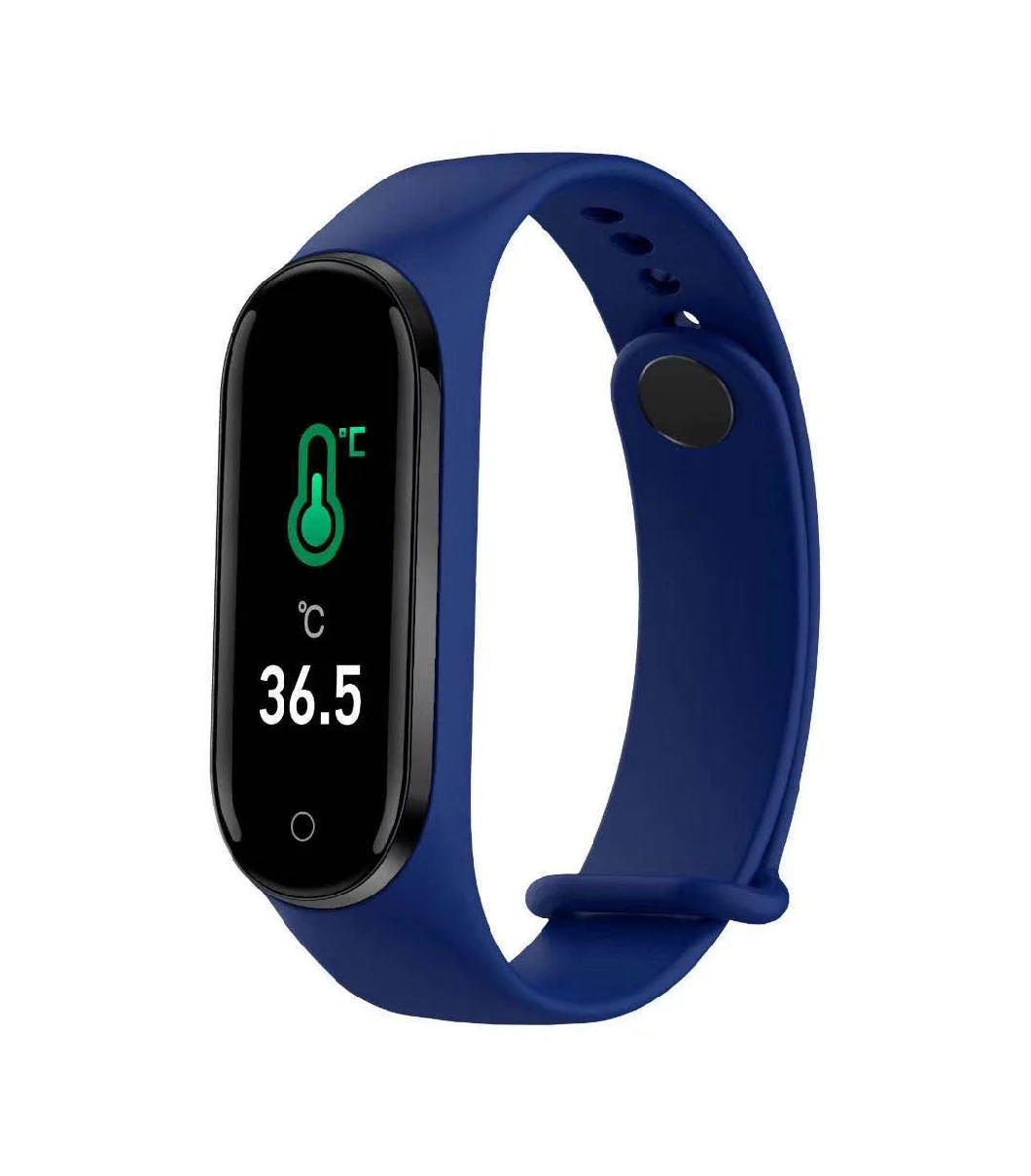 M4s Smart Bracelet Body Temperature Smart Watch Waterproof Blood Pressure Heart Rate Fit PRO Smartwatch