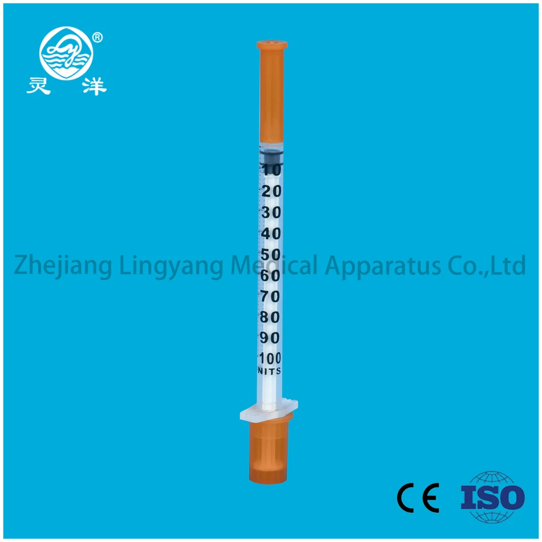 Manufacturer Disposable Medical 1ml 0.5ml Insulin Syringe U40 U100