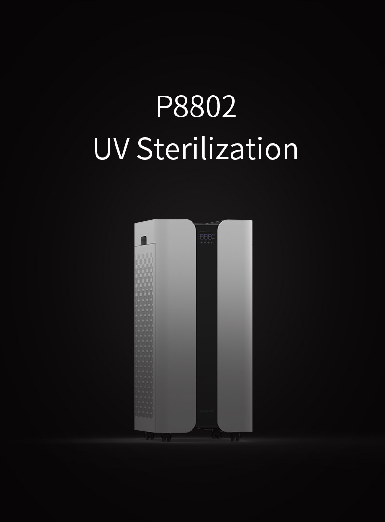 Best UVC HEPA Carbon Air Purifier Hotel Room Air Purifier with UV Light
