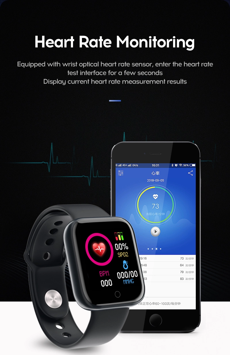 Digital Bluetooth Blood Pressure Monitor Sport Wrist Smart Gift Watches Women Kids Mobile Phone GPS Pink
