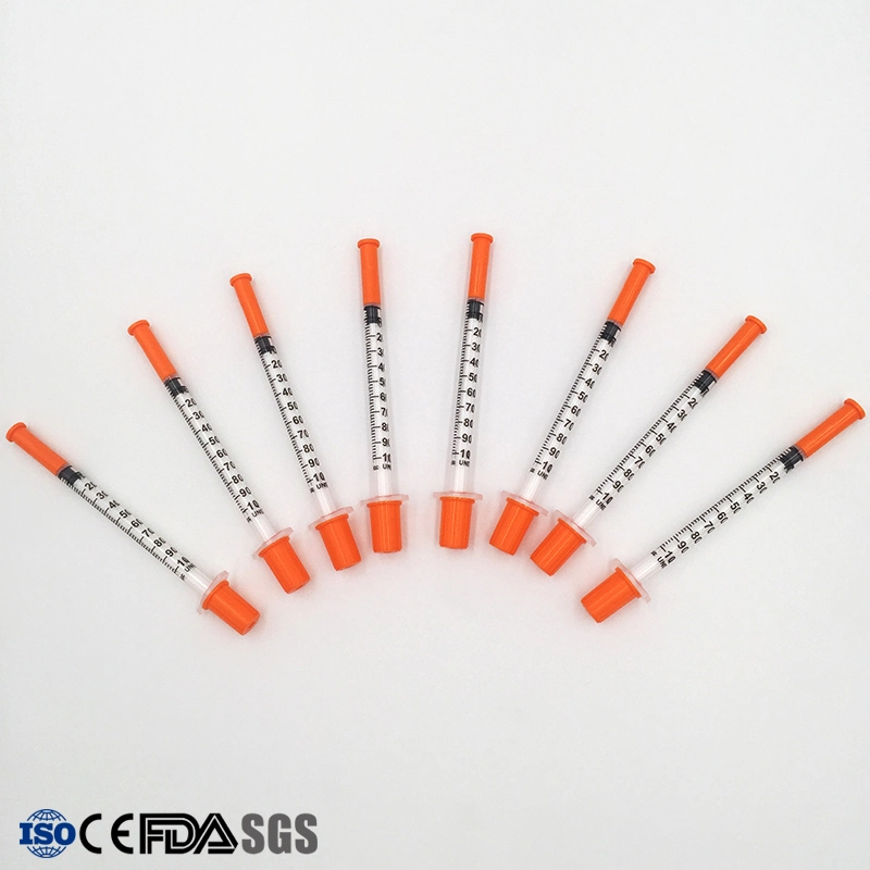 Disposable Insulin Syringe 1ml 0.3ml 0.5ml Ce&ISO