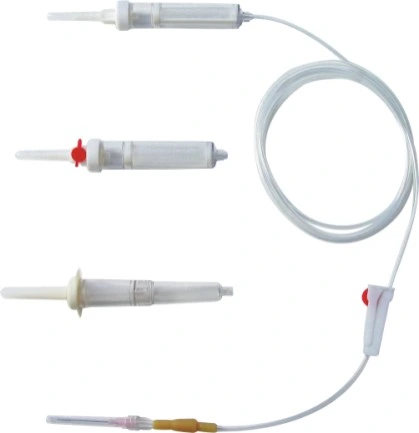 Disposable Blood Transfusion Set Device with Bacterial Filter