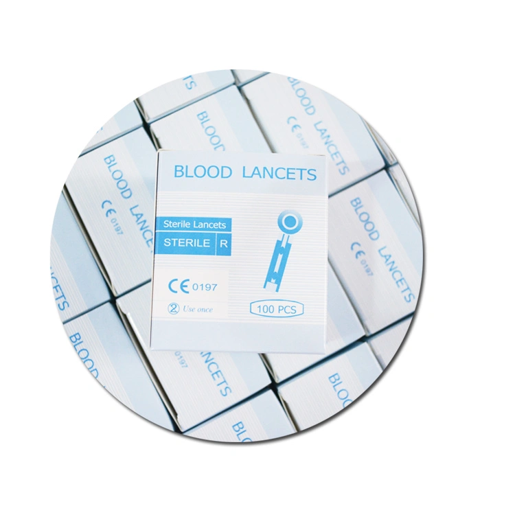Disposable Safety Sterile Twist Type Blood Lancet for Blood Collection