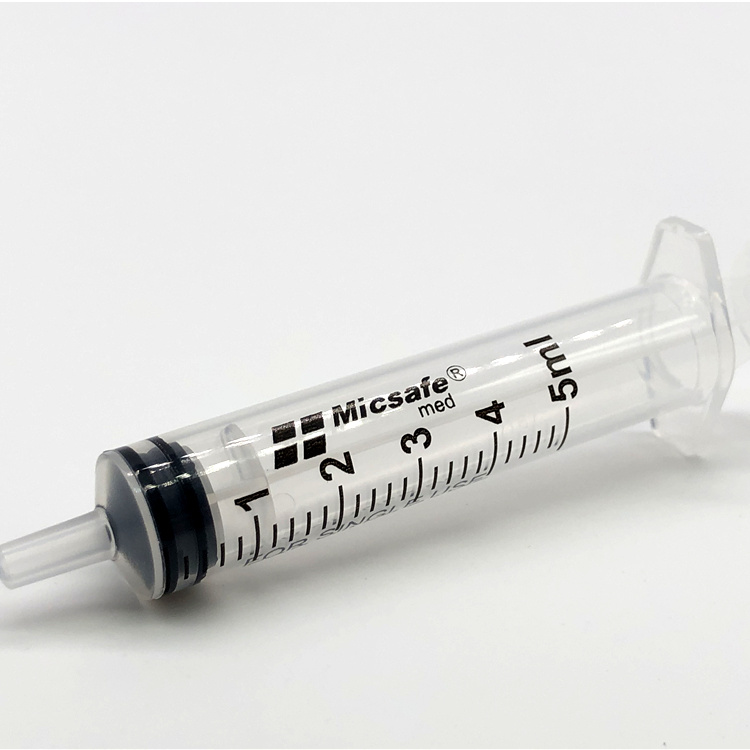 Micsafe Luer Slip Medical Disposable Safety Syringe Without Needle 5ml