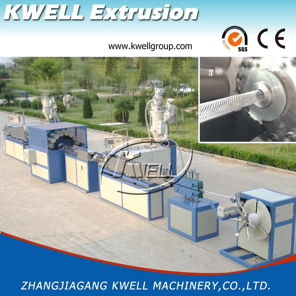 Flexible PVC Tubing Extrusion Machine/PVC Fiber Braided Hose Production Line