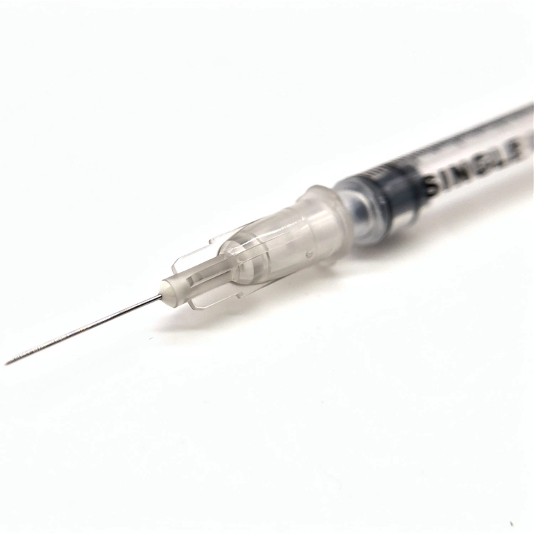 1ml Micsafe Factory Luer Slip Disposable Medical Safety Syringe with Needle