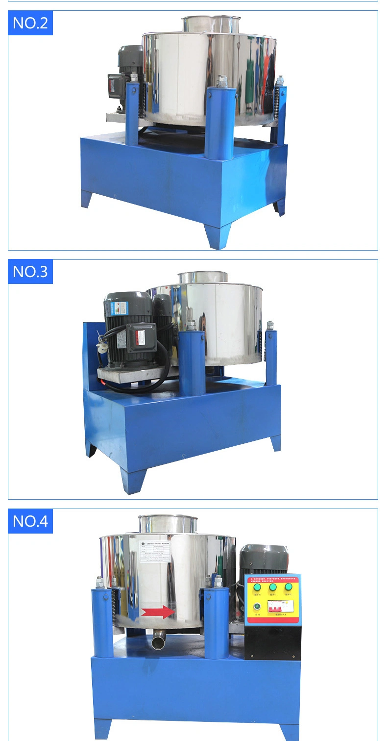 Virgin Coconut Oil Filtering Centrifuging Machine Olive Centrifugal Oil Purifier and Peanut Oil Filter Machine