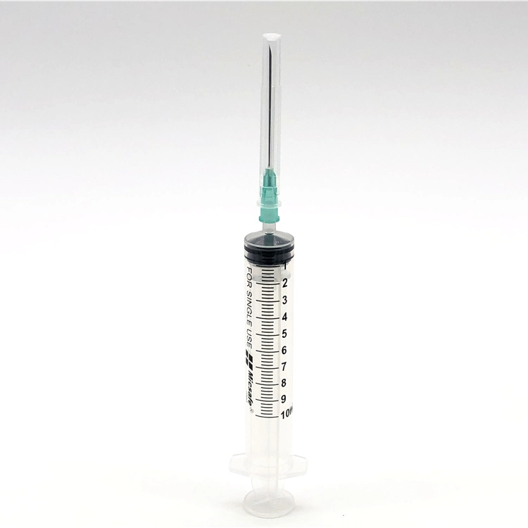 10ml Luer Slip Safety Syringe with Needle⋒