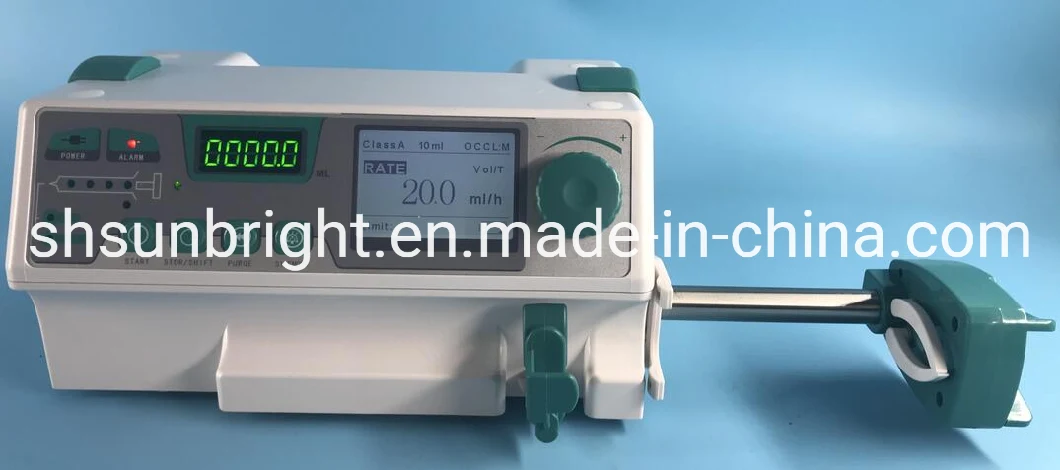 China Factory Medical Syringe Pump Price/Portable Syringe Infusion Pump