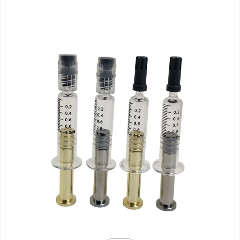 1ml Luer Lock Borosilicate Glass Syringe with 14G 16g Blunt Metal Tip Needle