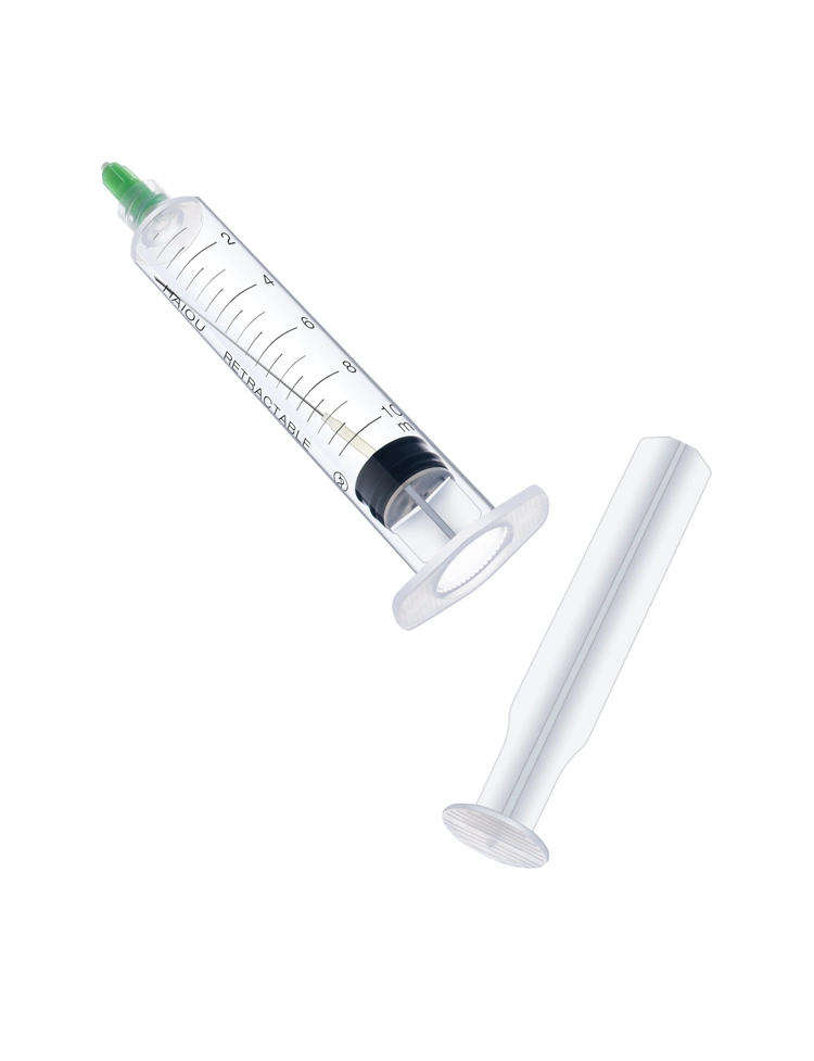 Factory Wholesale Price Needle Retractable safety Medical Syringe for Vaccine Injection Mslnr01