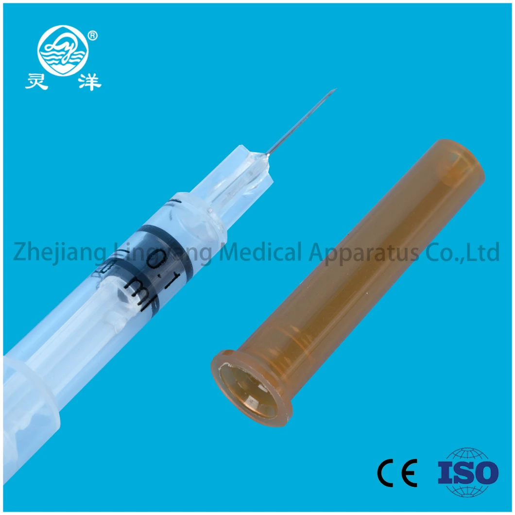 0.1ml Disposable Automatic Lock Safety Syringe Ad Auto Disable Syringe 