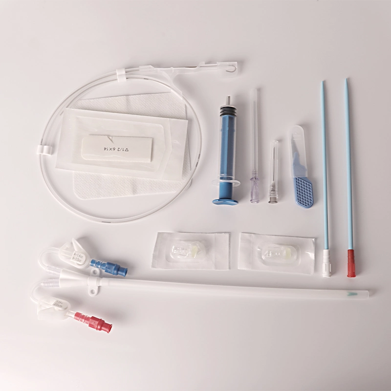 High Quality Disposable Blood Purification Series Medical Hemodialysis Catheter