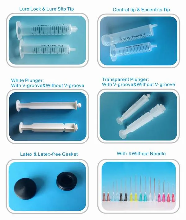 Disposable Syringe with Hypodermic Needle or Safety Needle with High Quality. CE& FDA (510K)