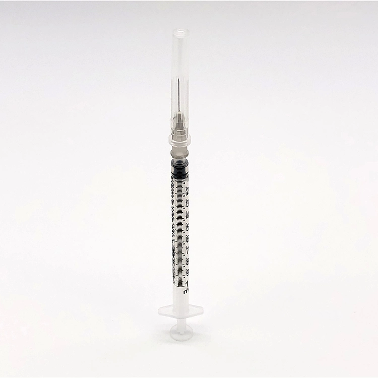 1ml Micsafe Factory Luer Slip Safety Medical Disposable Syringe with Needle and Cap