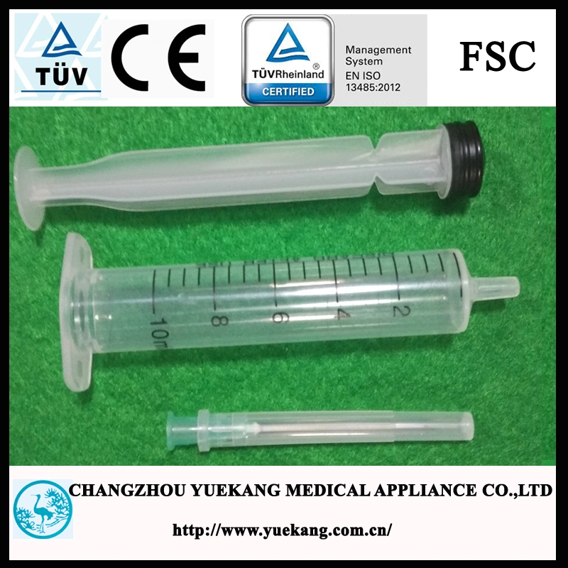 3-Parts Plastic Sterile Disposable Syringe with Ce&ISO Approved