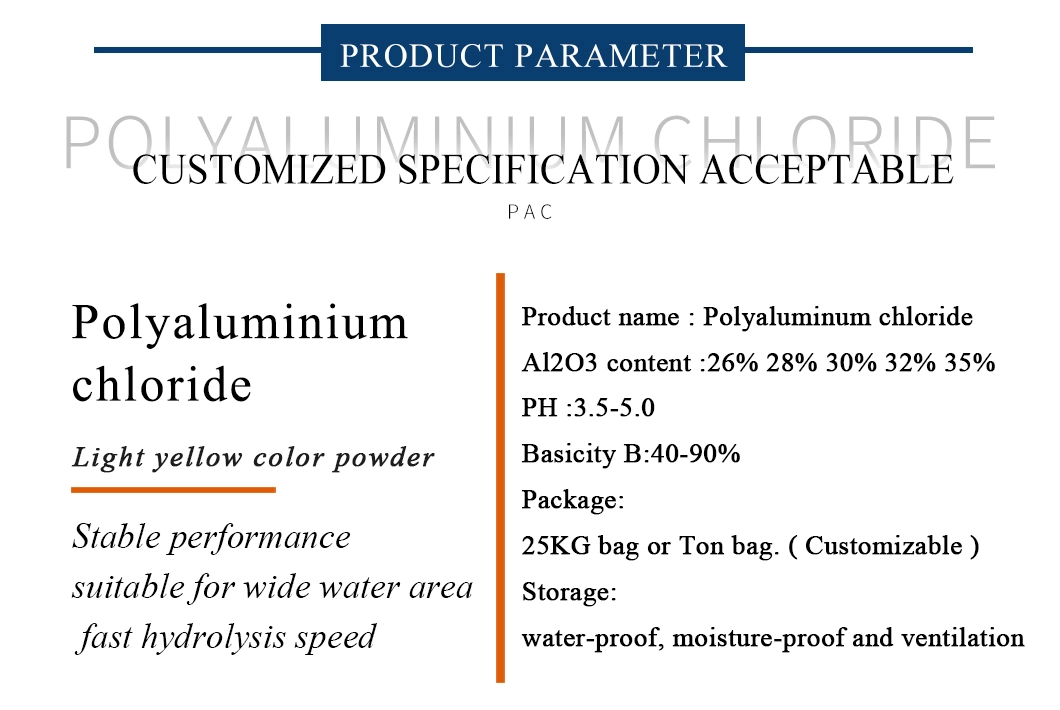 Polyaluminum Chloride PAC Flocculant for Water Treatment Purification Purifier Purification
