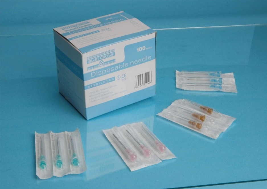 Medical Disposable Sterile Stainless Hypodermic Syringe Needle From 16g to 30g
