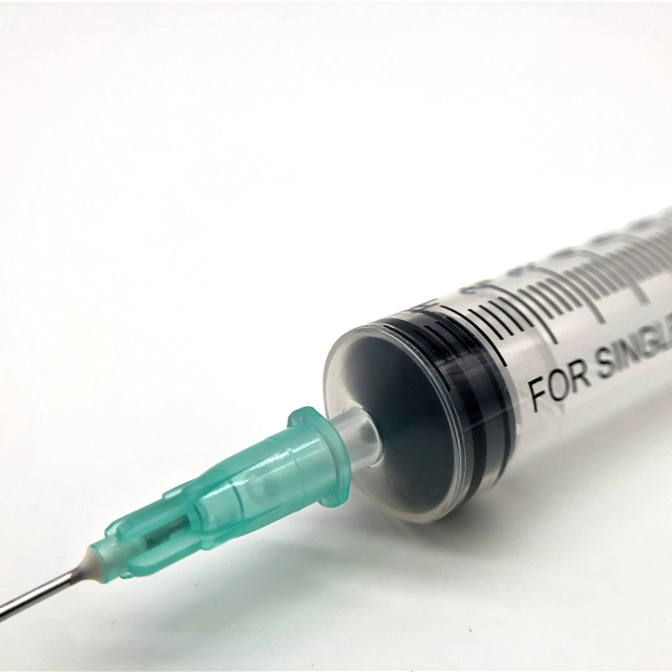10ml Luer Slip Medical Disposable Safety Syringe with Needle