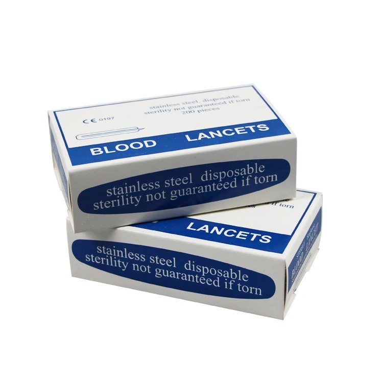 Disposable Safety Sterile Twist Type Blood Lancet for Blood Collection