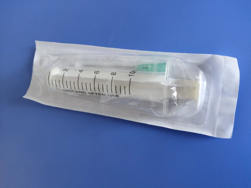 Disposable Syringe 10ml, 2-Parts Syringe, Blister Pack