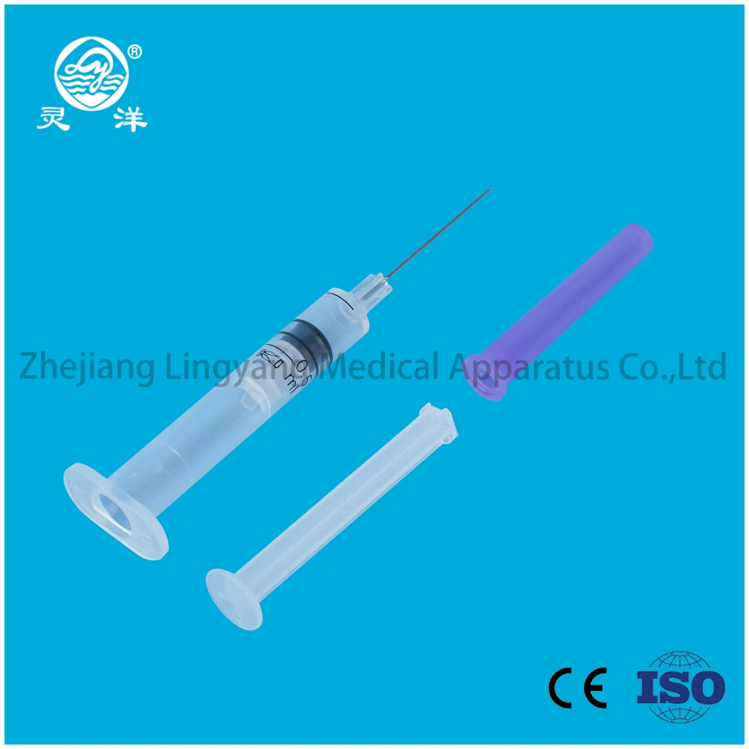 0.5ml Automatic Lock Safety Syringe Ad Auto Disable Syringe