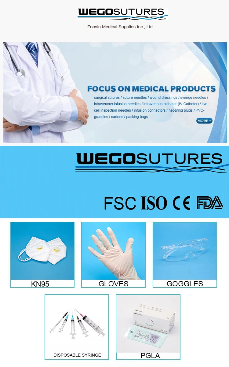 Factory Manufacturer Price Sterile Disposable Medical Syringes with Needles Different Size