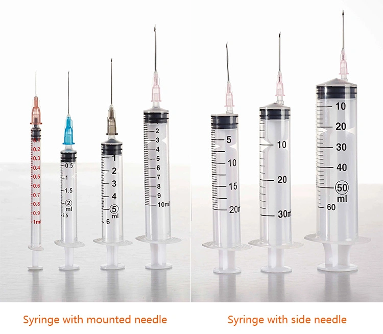 1L, 2L, 3L, 5L, 6L, 10L, 15L 2-Parts and 3-Parts Sterilised Disposable Dental Syringes, Lipofilling Syringe with or Without Needles
