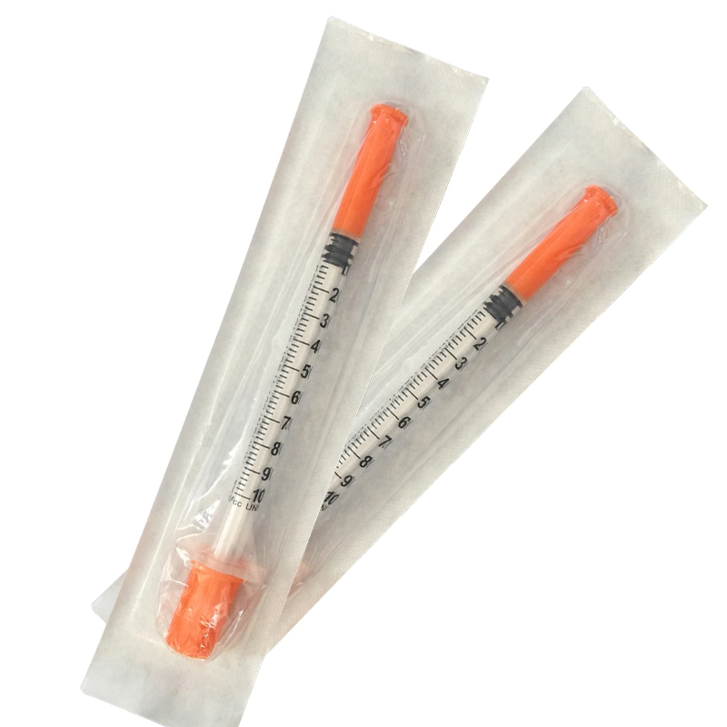 Top Factory Wholesale Disposable Insulin Syringe with Needle 1cc