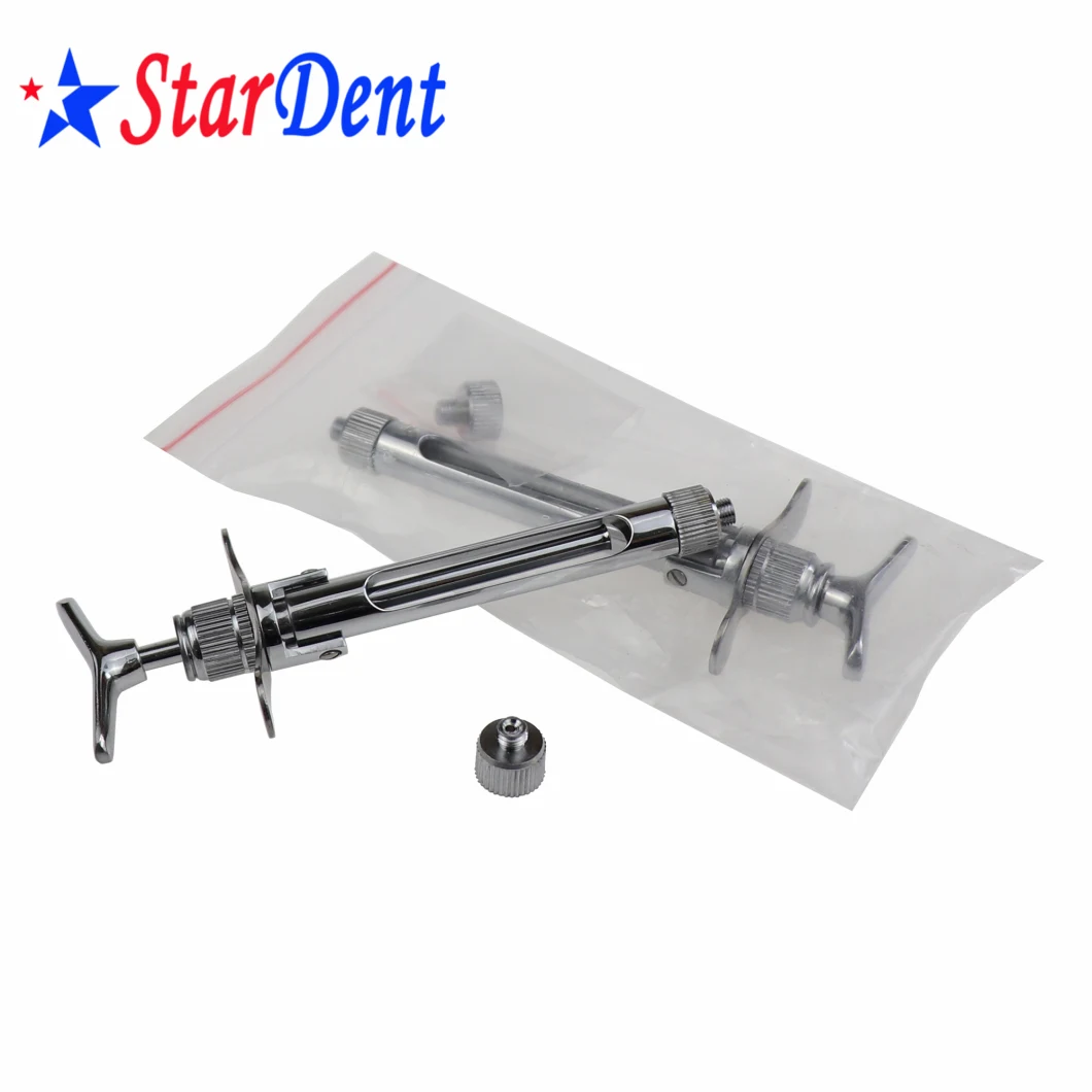 High Quality Stainless Steel Dentist Dental Intra Ligamental Syringes Dental Syringes