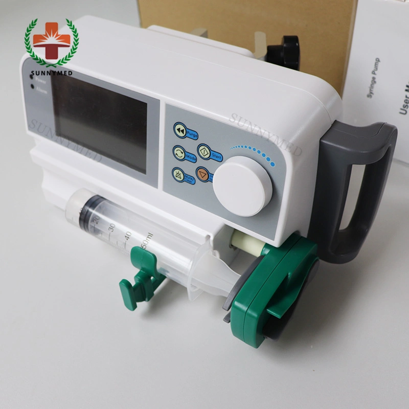 Sy-G079-1 Medical Manufacturers Automatic Portable Human/Veterinary Electric Syringe Pump