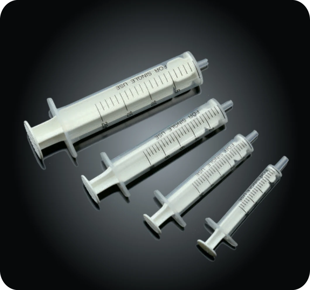 2 Parts Sterile Syringe Luer Slip Disposable White