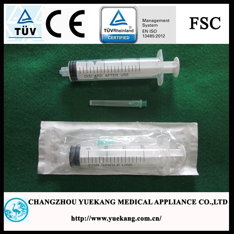 20cc/Ml Luer Lock Tip Sterile Disposable Syringes (without needles) - Pack of 100