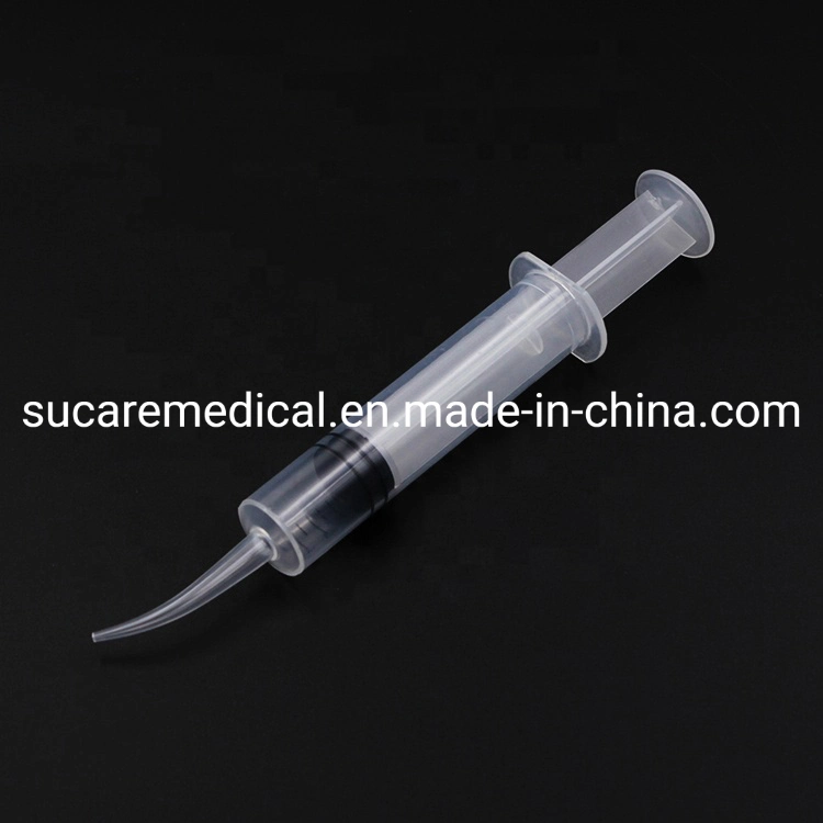 Disposable Dental Injector Curved Tip Utility Syringe