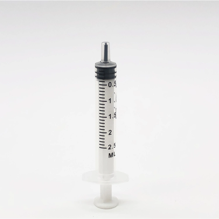 2.5ml Color Low Dead Space Disposable Syringe Without Needle (white)