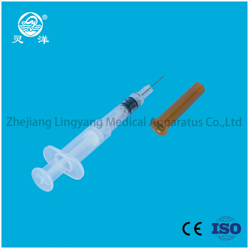 0.05ml Disposable Automatic Lock Safety Syringe Ad Auto Disable Syringe 