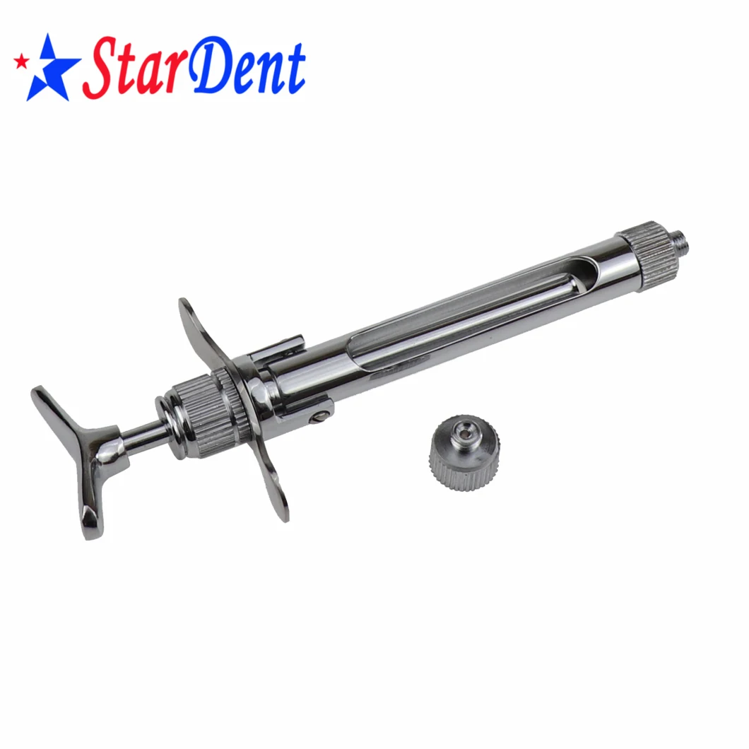 Anesthesia Syringes Stainless Steel Oral Dental Syringe Rust Resistant Aspirating Injection Syringe Dental Lab Equipment