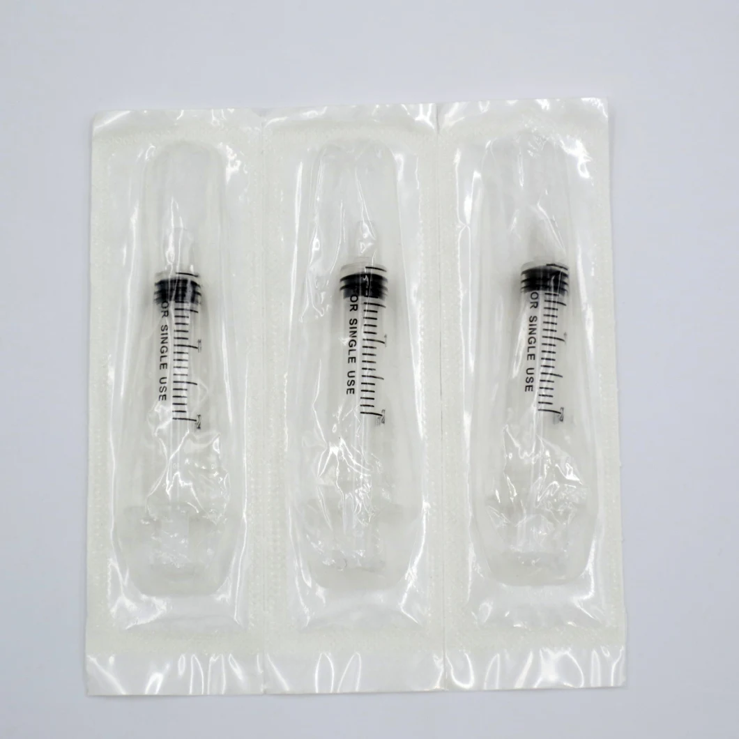Latex Free Three-Part Vaccines Syringes in High Quality