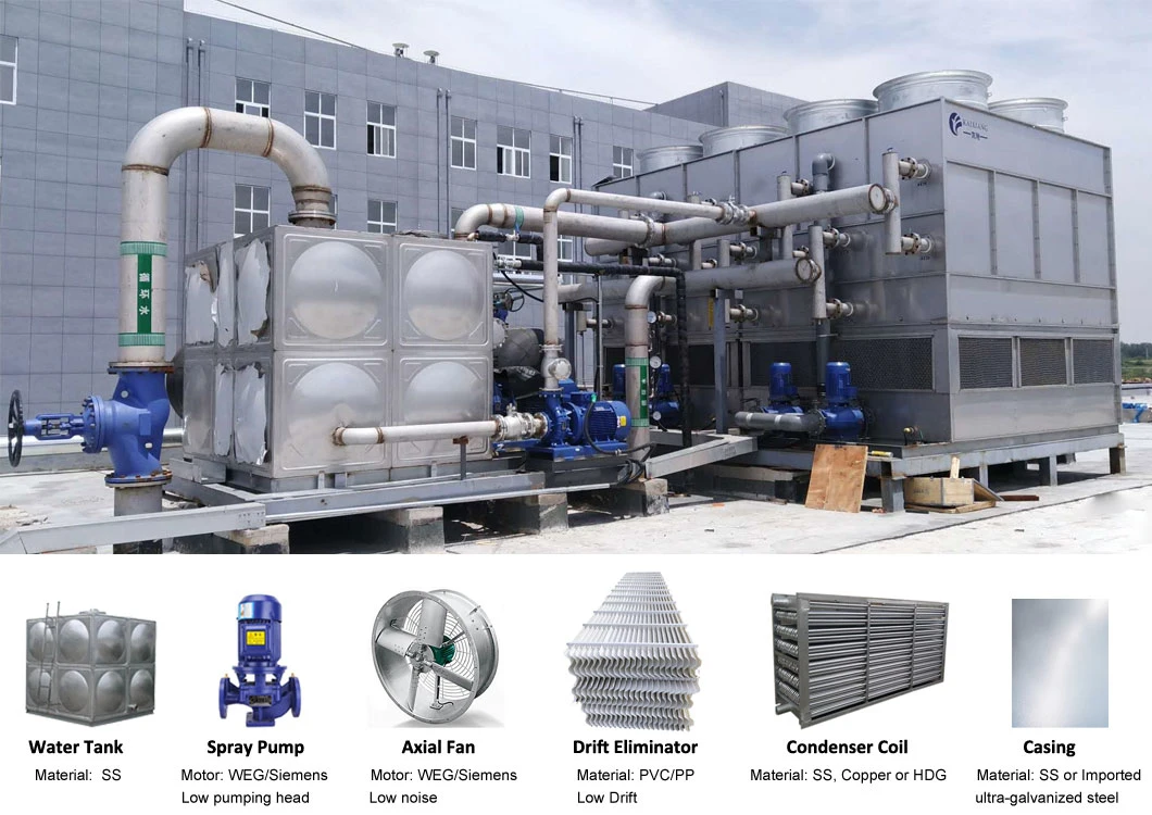 Cross Flow Closed Circuit Cooling Tower
