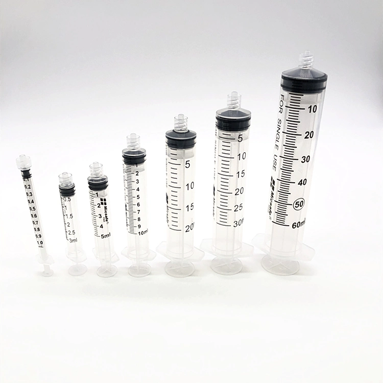 60ml Luer Lock Safety Syringe Without Needle