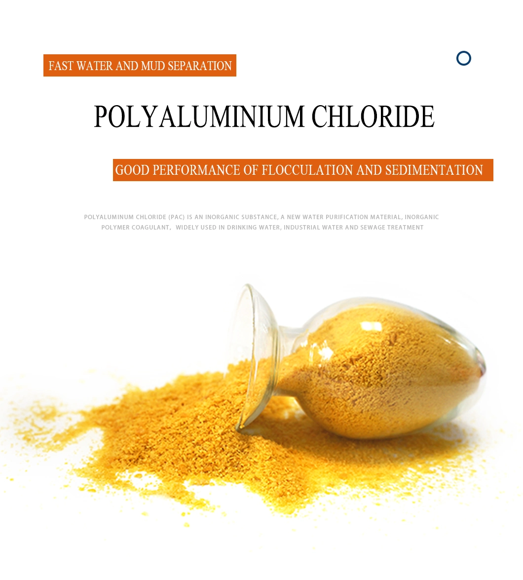 Polyaluminum Chloride PAC Flocculant for Water Treatment Purification Purifier Purification