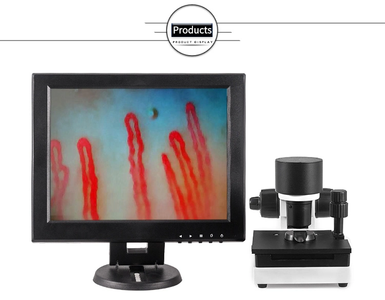 Digital Body Health Analyzer Nail Fold Vessel Blood Tester Microcirculation Microscope