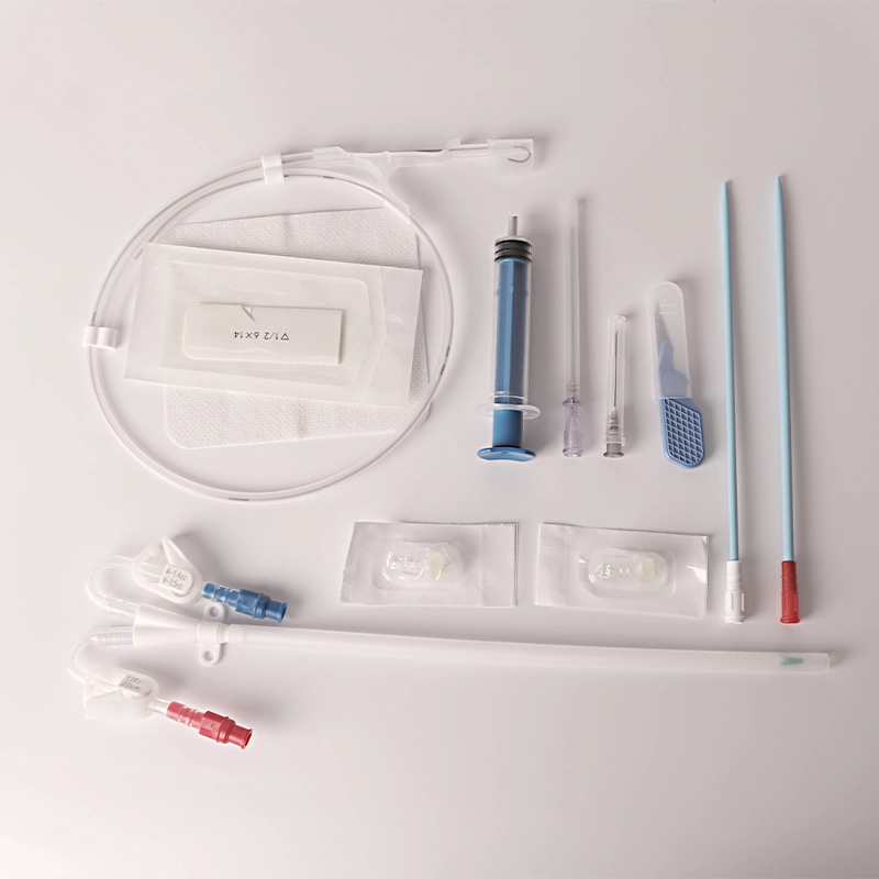 Cheap Ce ISO Blood Purification Long Term Hemodialysis Catheter Kit for Adults and Children