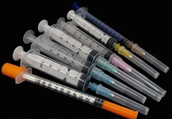 Disposable Medical Syringe 1/2/5/10/20/30ml50 Screw Syringe Syringe Syringe Xc
