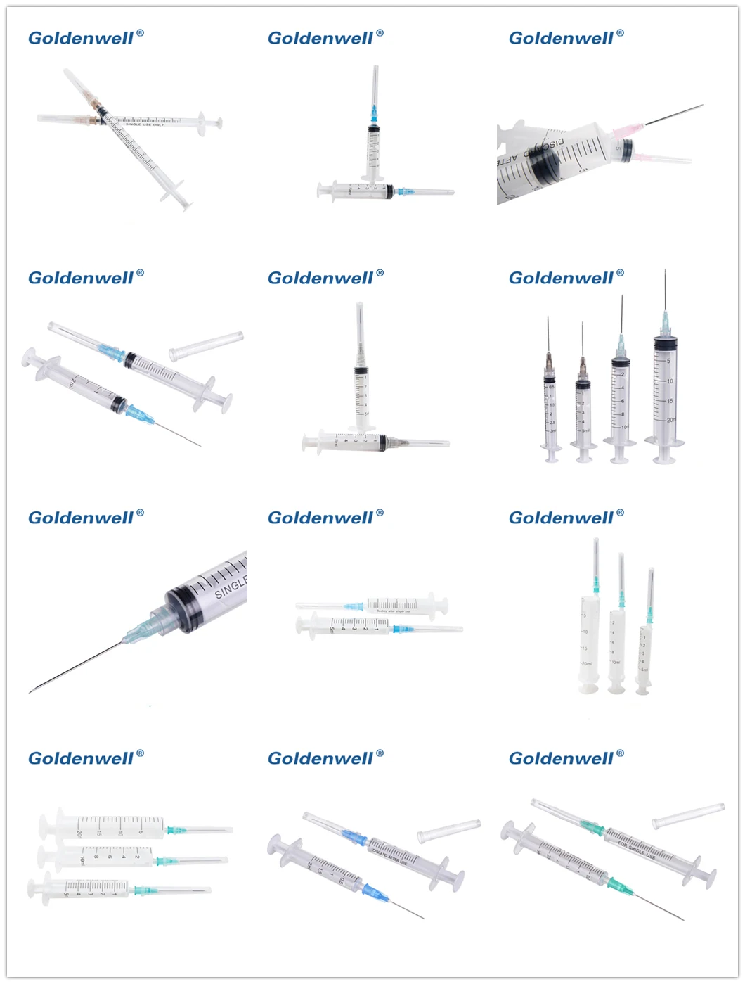 1ml 3ml 5ml 10ml 20ml 30ml 50ml 60ml Disposable Syringe Manufacturers
