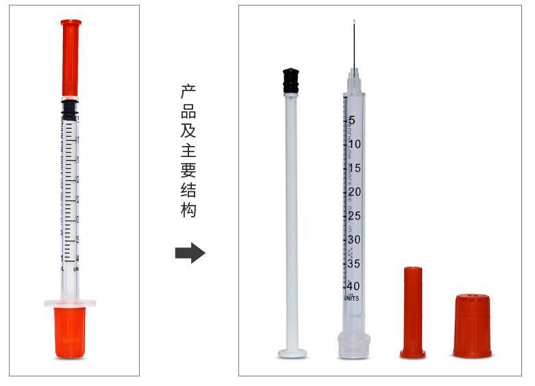 Disposable Sterile Insulin Syringe