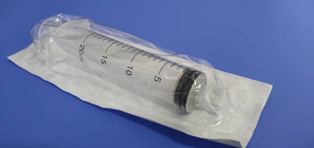 Sterile Syringe 20ml for Single Use, , Without Needle, Made of PP, Blister Pack