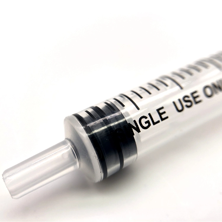 2ml Luer Slip Disposable Syringe Without Needle