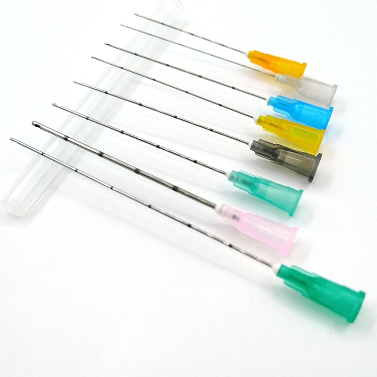 Best Selling Product 2020 Medical Disposable Syringe Hypodermic Cannula Needle for Filler Injection